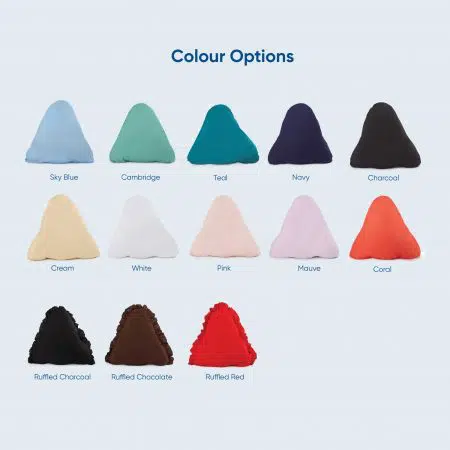 pyramid pillow color range