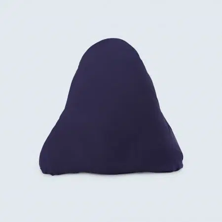 pyramid pillow navy blue