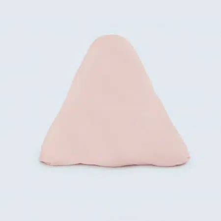 pyramid pillow pink