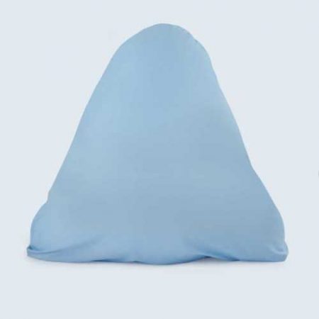 pyramid pillow sky blue