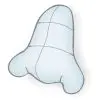 pyramid pillow shape