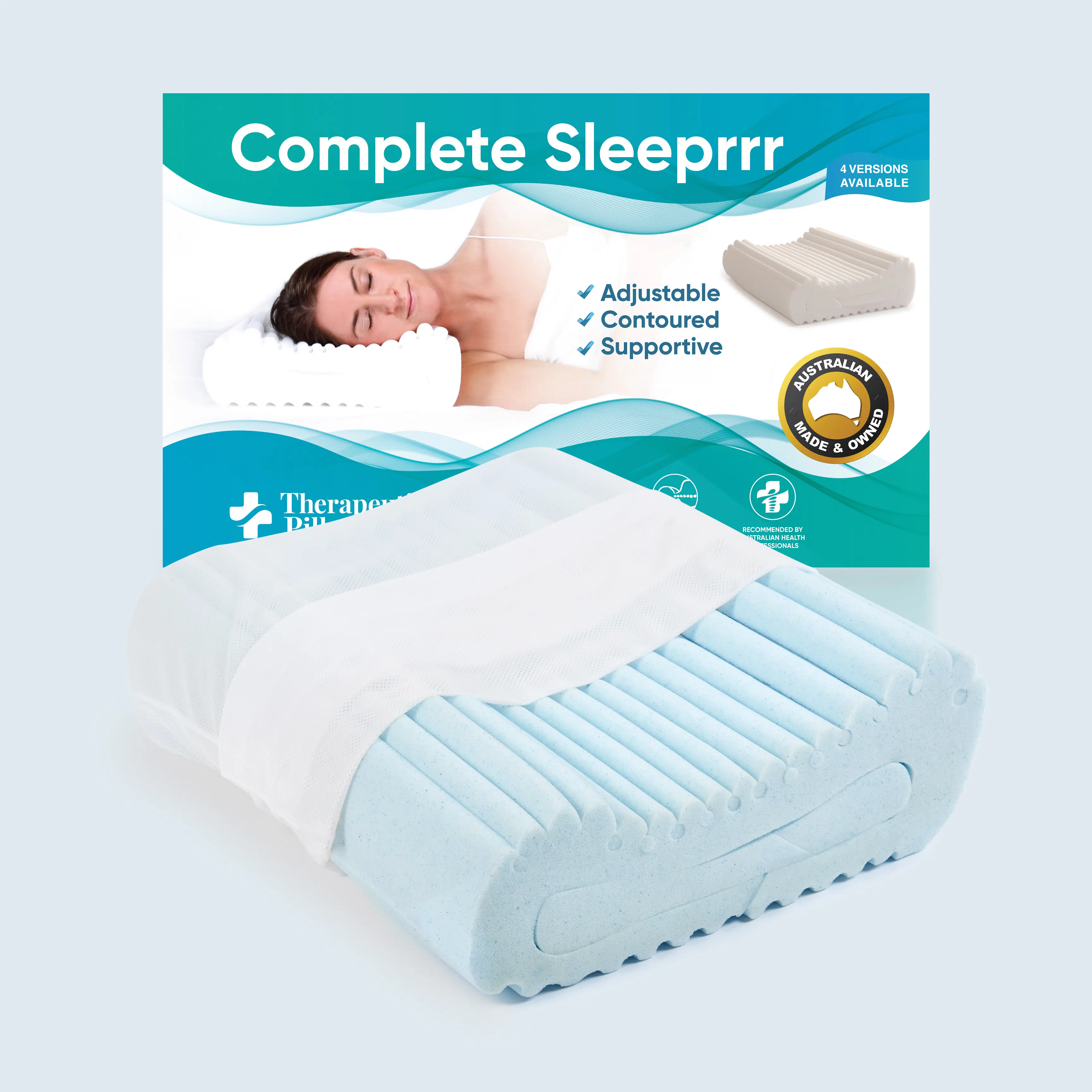Complete Sleeprrr GelInfused Memory Foam Pillow
