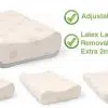 Extra Layer Naturelle Pillow 2cm