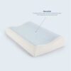 Cooling Gel Pillow - MemoGel & Memory Foam - Contoured - Image 3