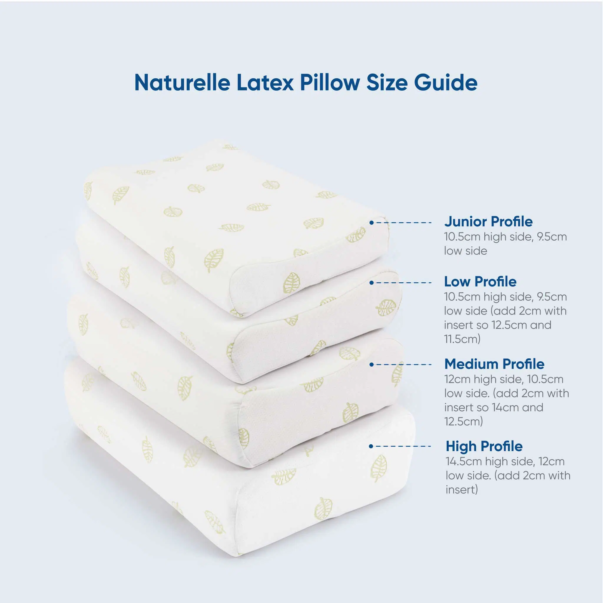 Naturelle Natural Contoured Latex Pillow