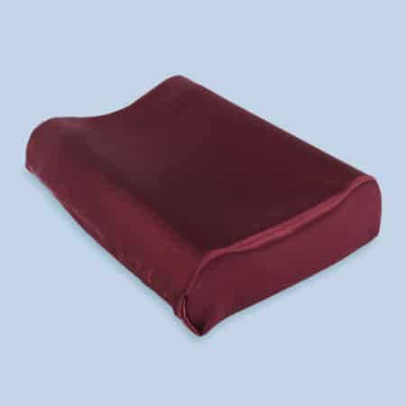 Satin pillow slip wine