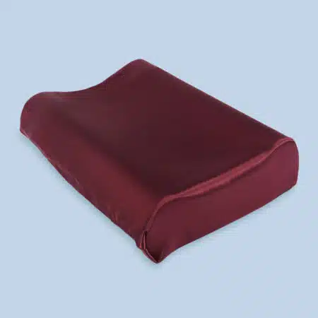 Satin pillow slip wine