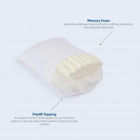 Maternity Pillow - Tummy Snuggler for better support - Image 5