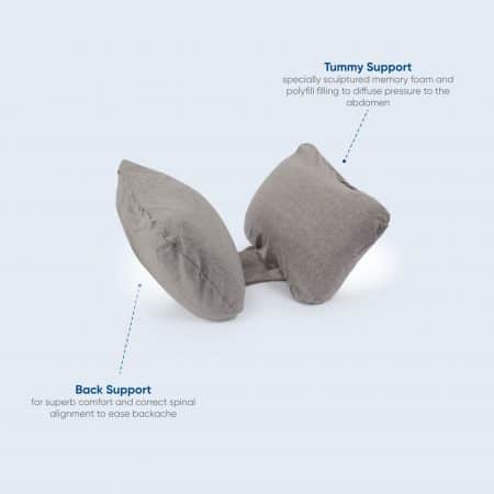 Maternity Pillow - Tummy Snuggler for better support - Image 4