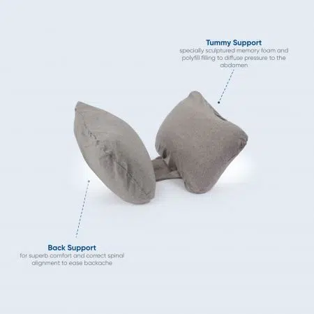 Maternity Pillow - Tummy Snuggler for better support - Image 4