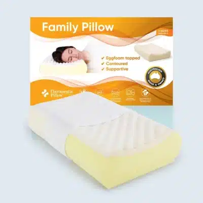 Family Contoured Egg Foam Pillow Square