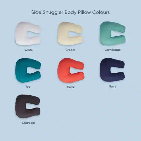 side sleeper snuggler pillow colours