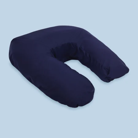 side sleeper snuggler pillow navy