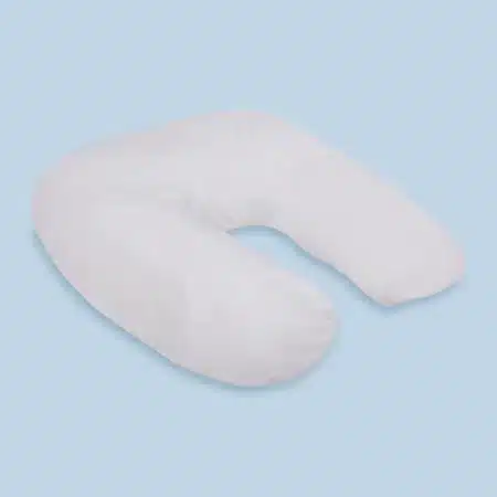 side sleeper snuggler pillow white