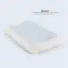Cooling Gel Pillow – MemoGel & Memory Foam – Contoured Gel View