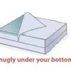Egg Foam Topper Diagram