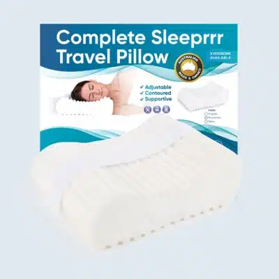 Memory Foam Travel Pillow- Complete Sleeprrr Range