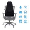 Office chair back support