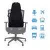 Office chair back support
