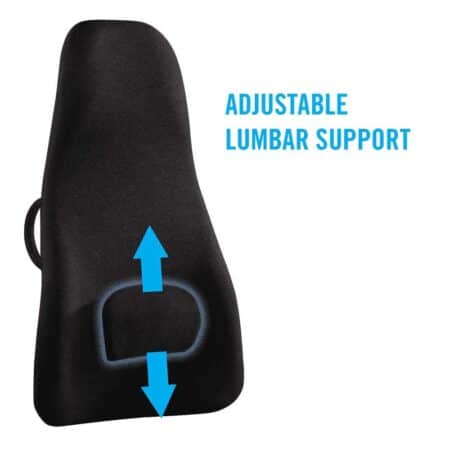 Office chair back support adjustable lumbar support