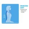 Office chair high back support