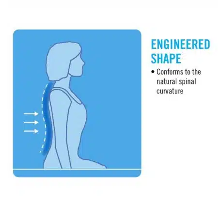 Office chair high back support