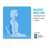 Office chair low back relieves low back pain