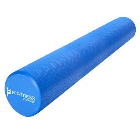 Foam-roller-long-solid-Blue