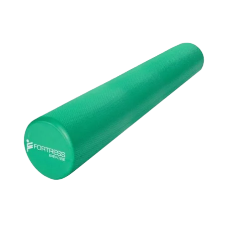 Long Round Foam Roller Green