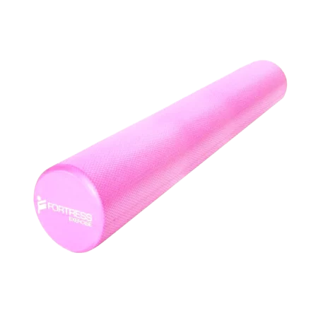 Long Round Foam Roller Pink