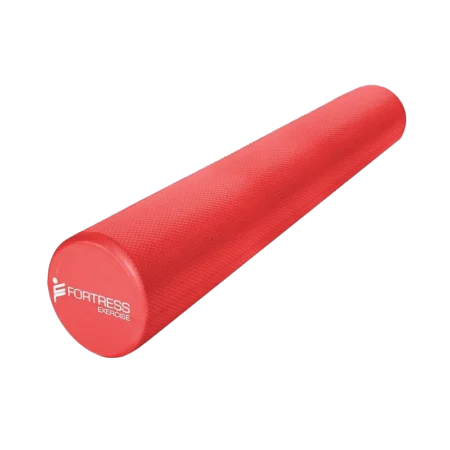 Long Round Foam Roller Red
