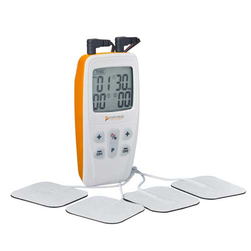 TENS and EMS Machine with Massage by Fortress - 3-in-1 Combo