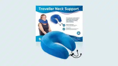 Memory Foam Travel Neck Pillow Rectangle