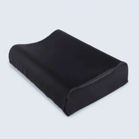 satin pillow black