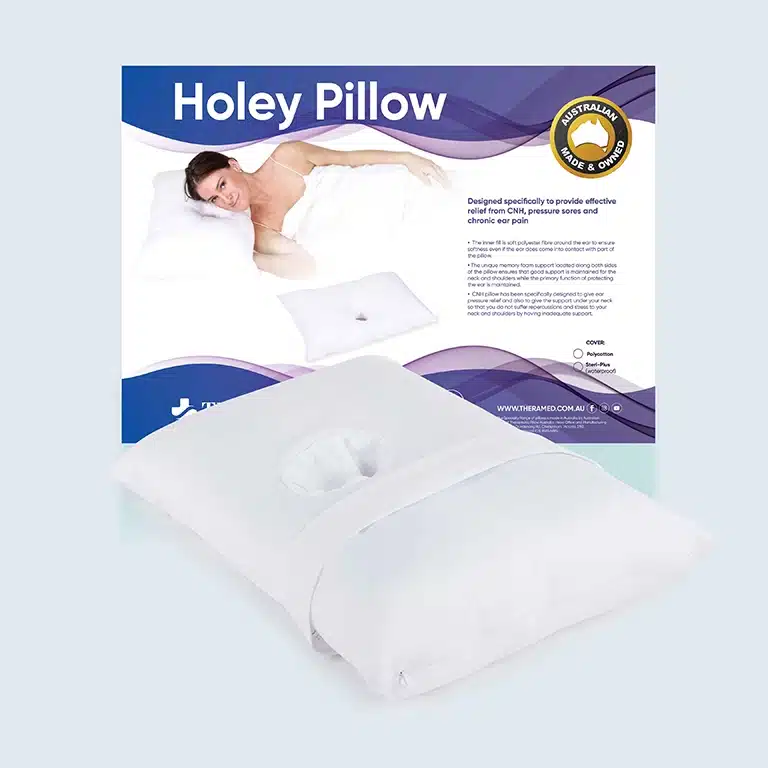 Ear hole pillow- Relieves ear pressure while you sleep