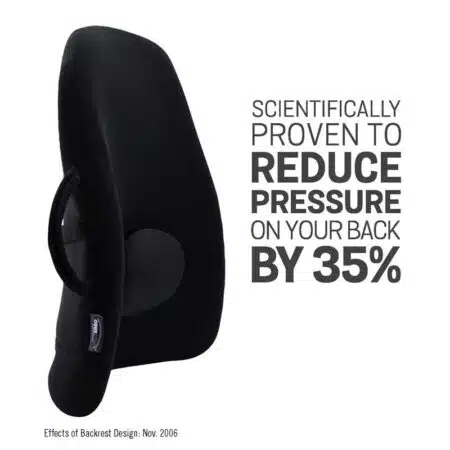 office chair wide back support reduce pressure on back