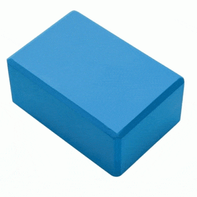 yoga block blue