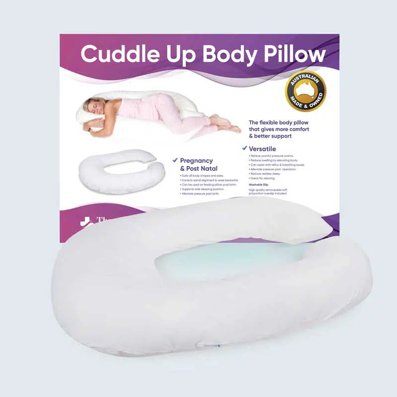 Cuddleup Body Pillow for Hip Pain, Low Back and Pelvic Pain - Hip