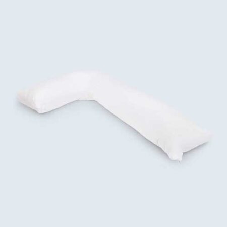 Lucky 7 body pillow white