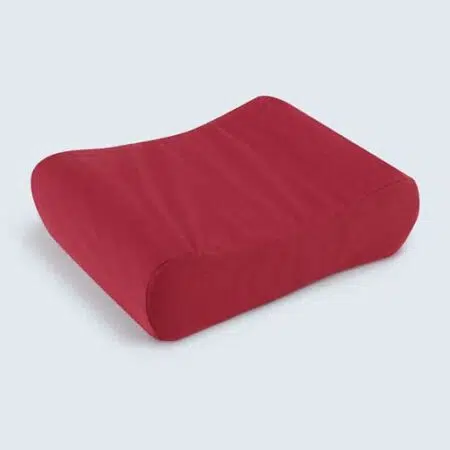 Naturelle Latex Travel Pillow Medium Profile Red