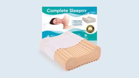 complete sleeprrr plus memory foam pillow