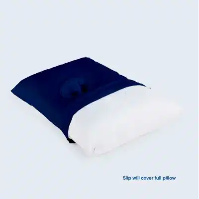 Ear Hole Pillow slip cover navy