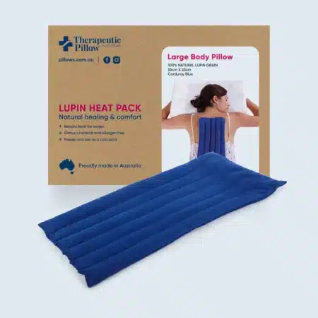 natural heat cool pack body large pad blue