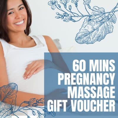 60 minutes pregnancy massage gift voucher