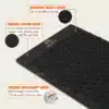 premium mat black infographic