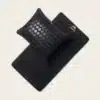 premium mat pillow black