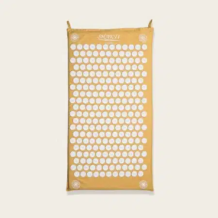 acupressure mat yellow front