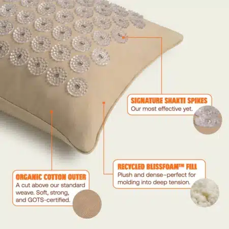 shakti pillow sandalwood infographic