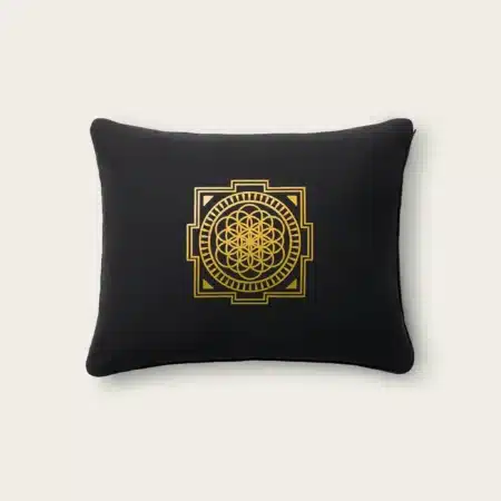 shakti premium acupressure pillow back original black